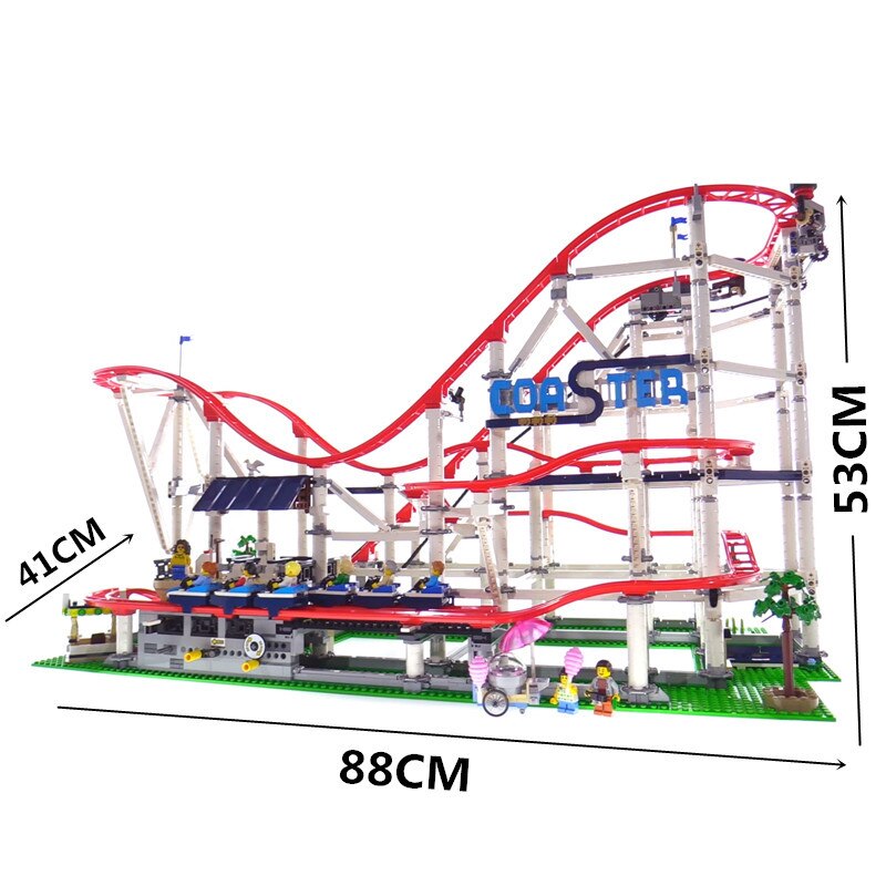 Elektroniktrade 18003 Baustein Achterbahn Park City 4619 Teilig mit Motor Elektroniktrade Switzerland