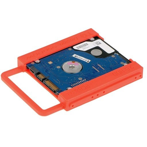 Elektroniktrade 2,5 bis 3,5 Zoll SSD HDD Festplatte Montage Adapter Dock Halter rot elektroniktrade Switzerland