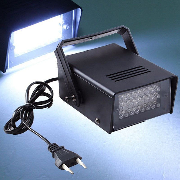Elektroniktrade 24 Led Disco Stroboskopf - Weisse Bühnenlichteffekte Elektroniktrade Switzerland