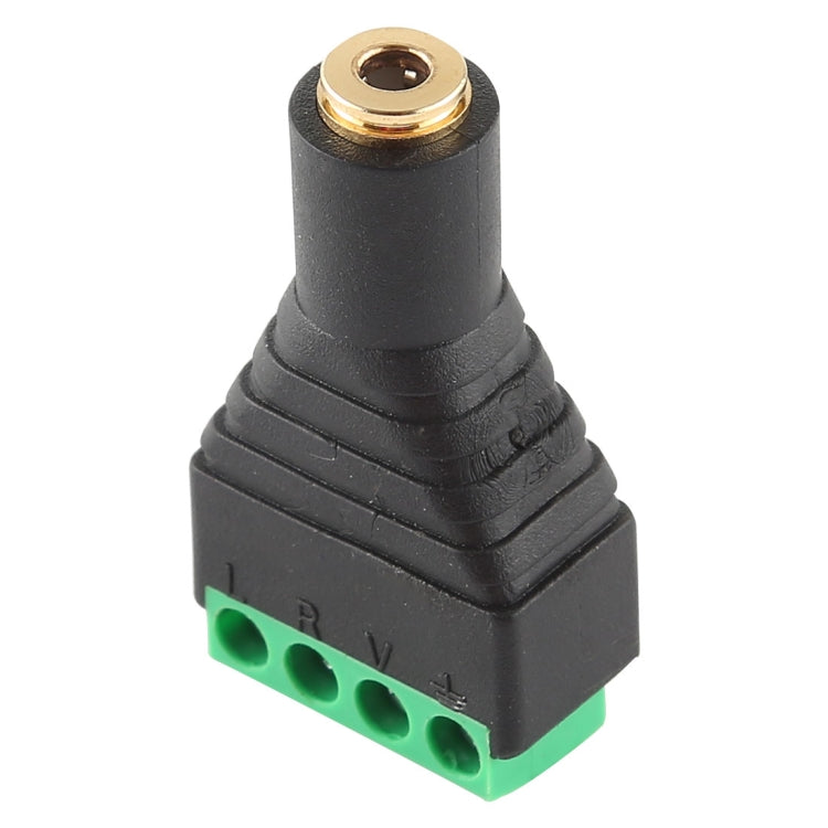 Elektroniktrade 3,5-mm-Buchse 4-poliger Klemmenblock-Stereo-Audioanschluss Elektroniktrade Switzerland