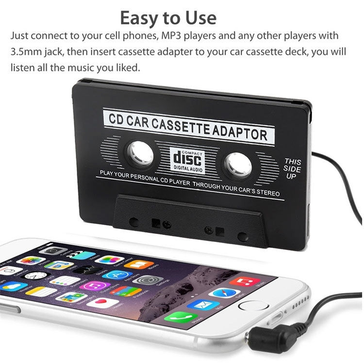 Elektroniktrade 3,5 mm Klinkenstecker CD Autokassette Stereo Adapter Bandkonverter AUX-Kabel CD-Player Elektroniktrade Switzerland