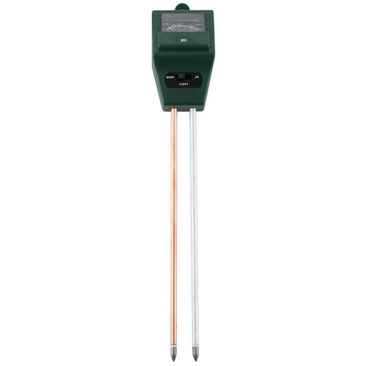 Elektroniktrade 3 in 1 Pflanzenblumen-Bodenmesser (PH + Feuchtigkeit + Licht) (grün) Elektroniktrade Switzerland