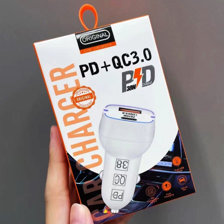 Elektroniktrade 38 W PD20 W + QC3.0 USB-Autoladegerät mit Typ-C-Datenkabel, 1m Elektroniktrade Switzerland