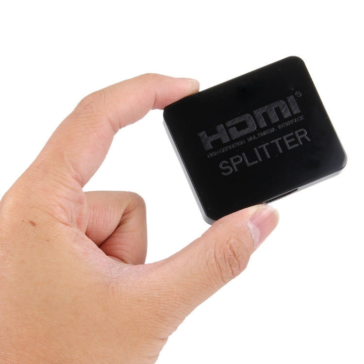 Elektroniktrade 4K HDMI Splitter Full HD 1080p Video HDMI Switch Switcher 1x2 Split Out Verstärker Dual Display für HDTV DVD PS3 Xbox (Schwarz) elektroniktrade Switzerland