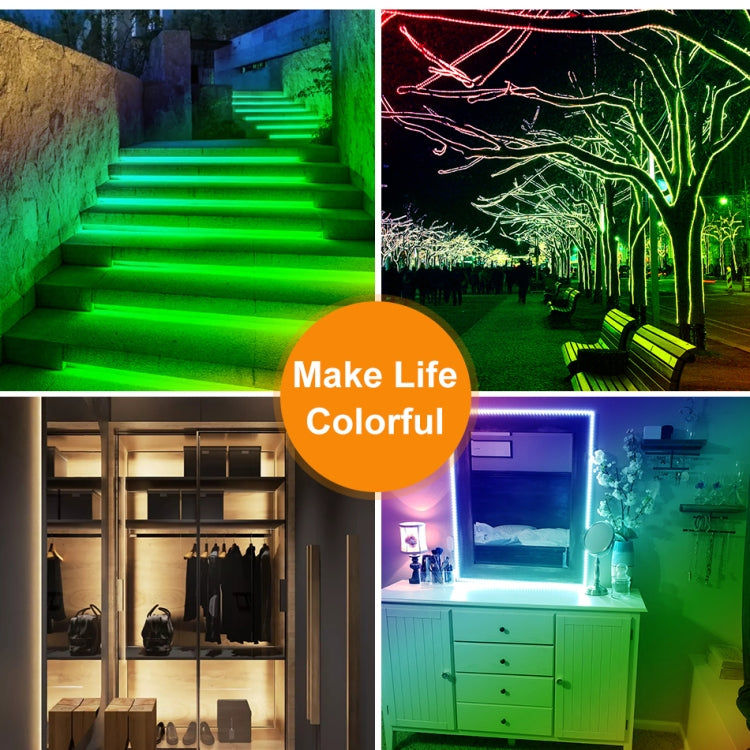 Elektroniktrade 5M LED-Lichtstreifen 16 Farbfernbedienung RGB-Lichtgurt USB-Symphonie Neon elektroniktrade Switzerland