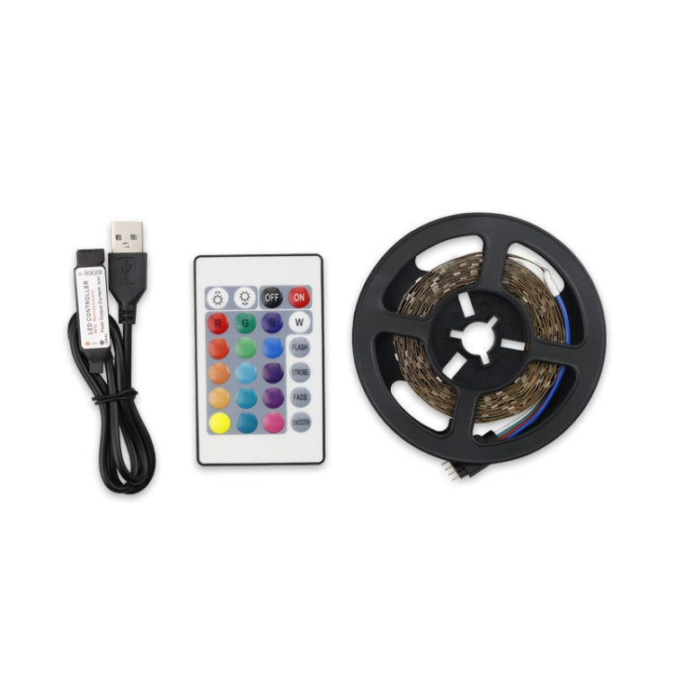 Elektroniktrade 5M LED-Lichtstreifen 16 Farbfernbedienung RGB-Lichtgurt USB-Symphonie Neon elektroniktrade Switzerland