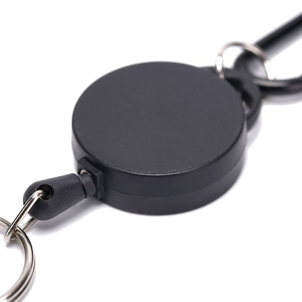 Elektroniktrade 60cm Nylon Schnur Schlüsselanhänger ausziehbar mit Karabiner Elektroniktrade Switzerland