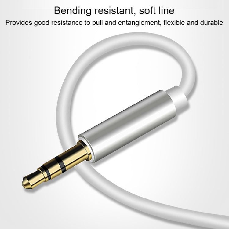 Elektroniktrade 8-poliges AUX-Audioadapterkabel mit 3,5 mm Länge, Länge: 1 m (weiß) elektroniktrade Switzerland