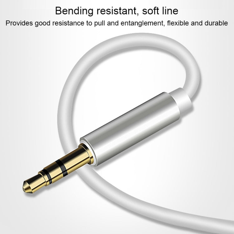 Elektroniktrade 8-poliges AUX-Audioadapterkabel mit 3,5 mm Länge, Länge: 1 m (weiß) Elektroniktrade Switzerland