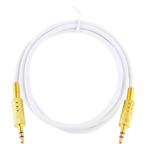 Elektroniktrade Aux-Kabel, 3,5-mm-Mini-Stecker-Stereo-Audiokabel, Länge: 3 M 24k Gold Elektroniktrade Switzerland
