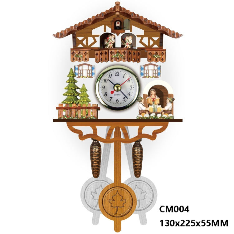 Elektroniktrade Barley Bird Wanduhr Retro Wohnzimmeruhr (CM004) Elektroniktrade Switzerland