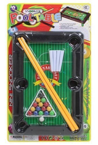 Elektroniktrade Billard auf Karte ca 25x15cm Kleiner Mini Billiardtisch Elektroniktrade Switzerland