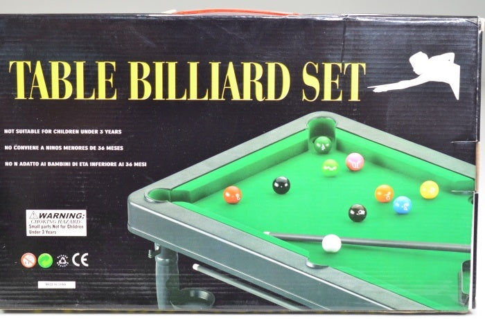 Elektroniktrade Billardtisch im Karton ca 43 x 26 cm Elektroniktrade Switzerland