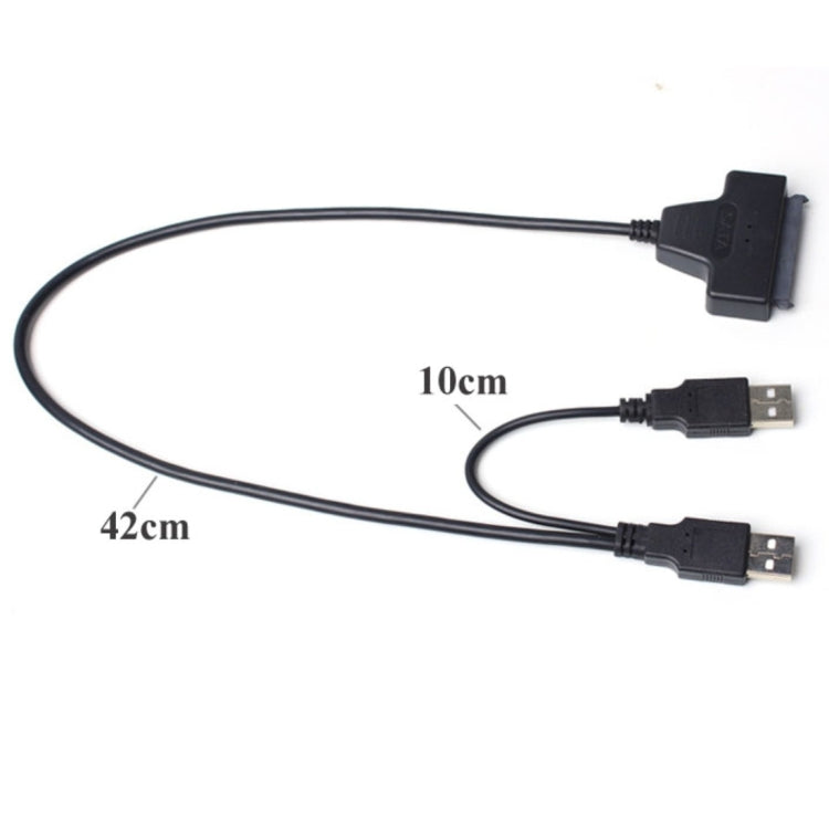 Elektroniktrade Doppeltes USB 2.0 auf SATA Festplattenadapterkabel für 2,5 Zoll SATA HDD / SSD Elektroniktrade Switzerland