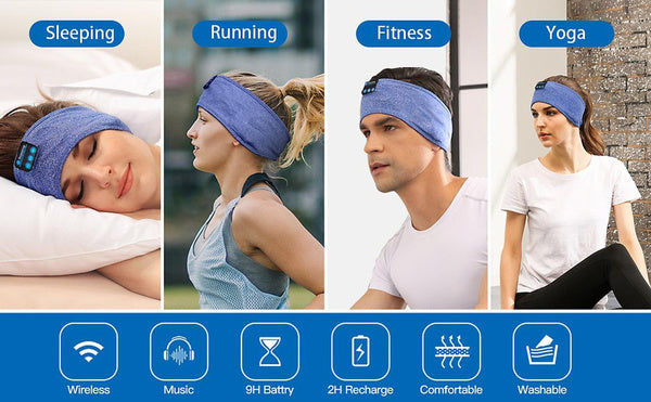 Elektroniktrade Elastisches Bluetooth-Stirnband & Augenmaske mit Lautsprecher Elektroniktrade Switzerland