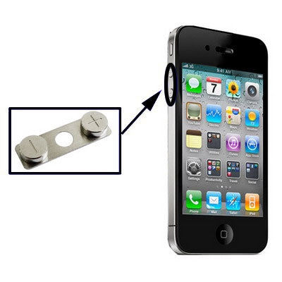 Elektroniktrade Ersatz Lautstärketaste für iPhone 4 / 4S Elektroniktrade Switzerland