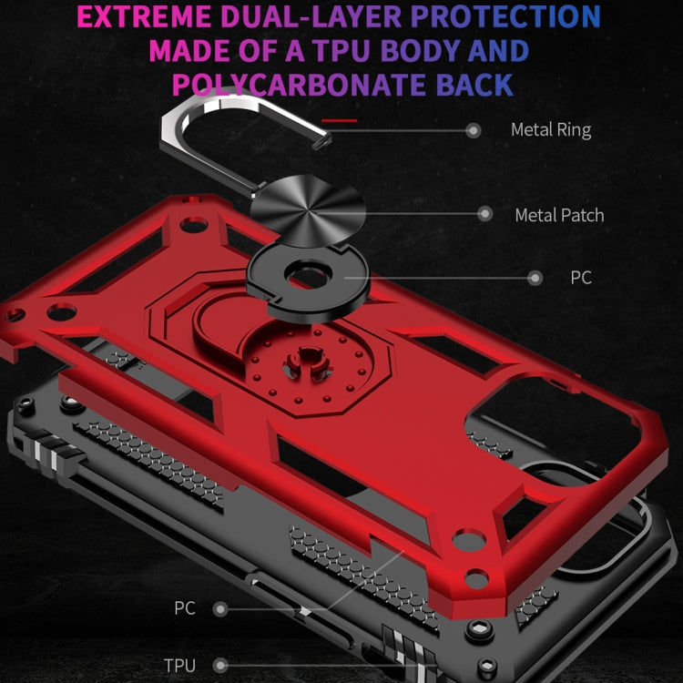 Elektroniktrade Für iPhone 12 Pro Max Stoßfeste TPU + PC-Schutzhülle mit um 360 Grad drehbarem Halter (rot) Elektroniktrade Switzerland