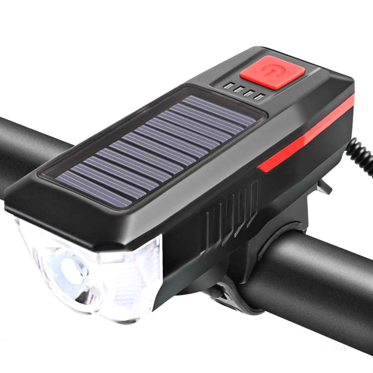 Elektroniktrade Fahrrad Solar Scheinwerfer mit Horn Glocke Elektroniktrade Switzerland