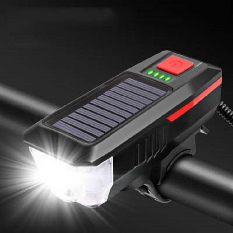 Elektroniktrade Fahrrad Solar Scheinwerfer mit Horn Glocke elektroniktrade Switzerland