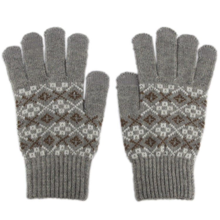 Elektroniktrade Gewebtes dekoratives Muster Fünf Finger Touchscreen-Handschuhe Elektroniktrade Switzerland
