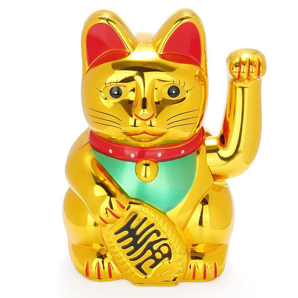 Elektroniktrade Gold Feng Shui Maneki Neko Winke Katze Gross elektroniktrade Switzerland
