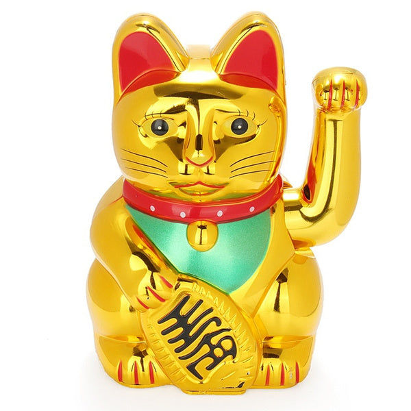 Elektroniktrade Gold Feng Shui Maneki Neko Winke Katze Gross Elektroniktrade Switzerland