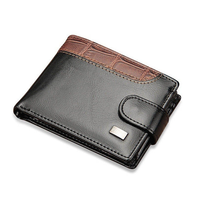 Elektroniktrade Herren Vintage Leder Hasp Short Coin Pocket Geldbörse Kartenhalter Brieftasche elektroniktrade Switzerland
