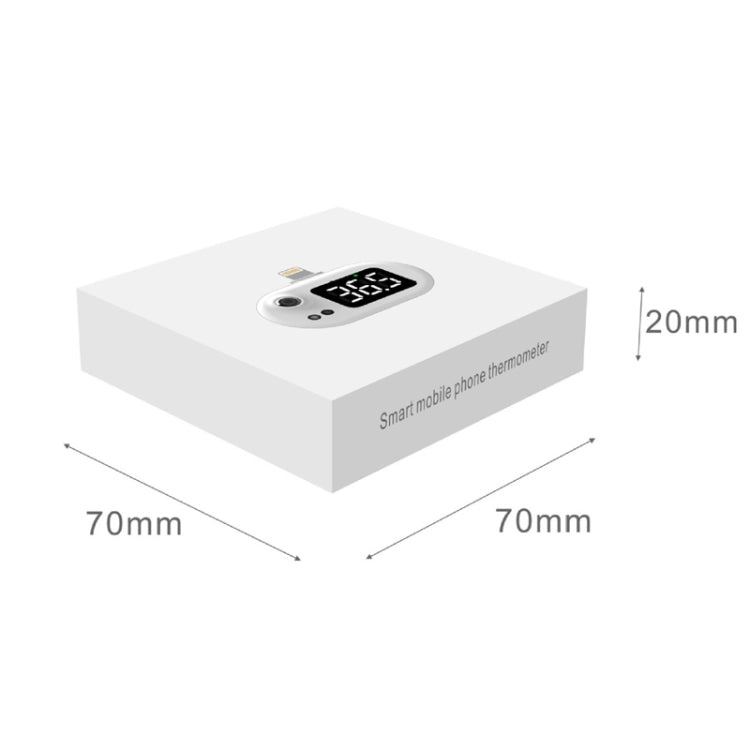 Elektroniktrade K7 Automatisches Infrarot-Mobiltelefon Smart Thermometer für iPhone elektroniktrade Switzerland