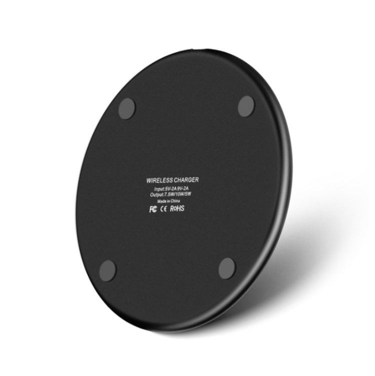 Elektroniktrade K8 10W Universal-Ladegerät für Mobiltelefone aus Aluminiumlegierung, Spezifikation: mit 1 m Kabel (schwarz) Elektroniktrade Switzerland