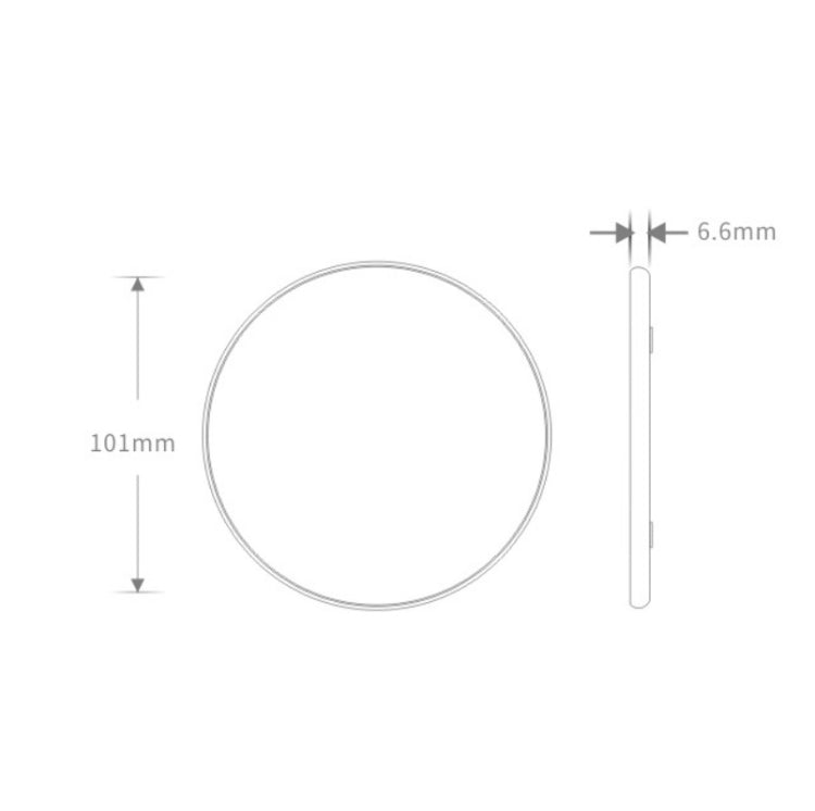 Elektroniktrade K8 10W Universal-Ladegerät für Mobiltelefone aus Aluminiumlegierung, Spezifikation: mit 1 m Kabel (schwarz) Elektroniktrade Switzerland