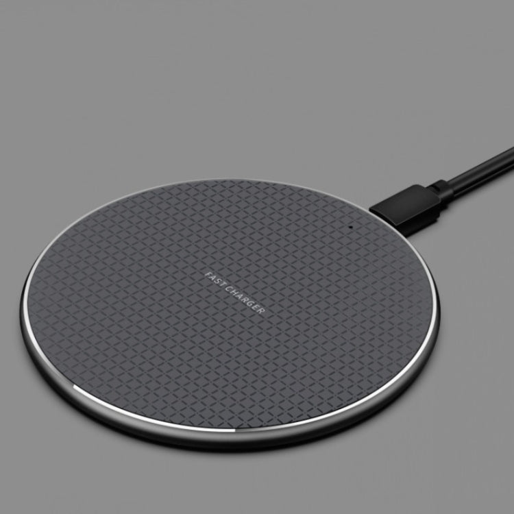 Elektroniktrade K8 10W Universal-Ladegerät für Mobiltelefone aus Aluminiumlegierung, Spezifikation: mit 1 m Kabel (schwarz) Elektroniktrade Switzerland
