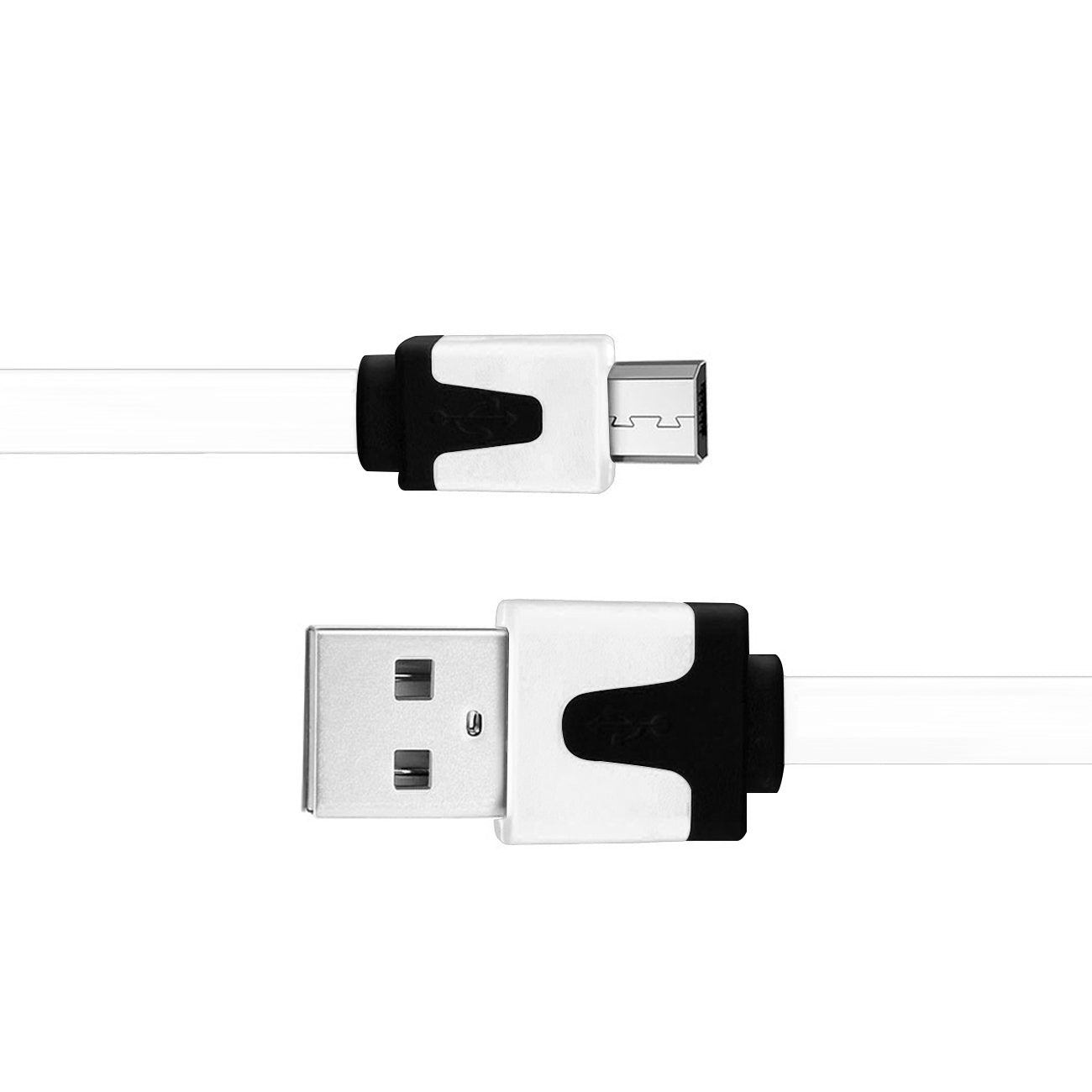 Elektroniktrade Ladekabel Micro USB weiss 2 m elektroniktrade Switzerland
