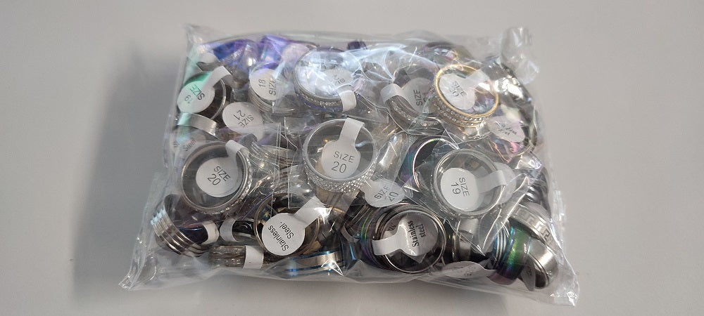 Elektroniktrade Männer/Frauen Ringe aus Edelstahl 25 Stk Elektroniktrade Switzerland