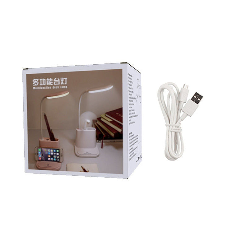 Elektroniktrade Multifunktions-Touch-Schalter USB-Lade-LED-Schreibtischlampe mit Telefonhalter und Stifthalter Elektroniktrade Switzerland