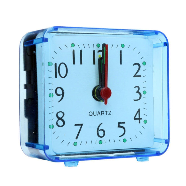 Elektroniktrade Quadratischer Mini Wecker Transparentes Gehäuse Blau/Rosa/Weiss/Grün elektroniktrade Switzerland