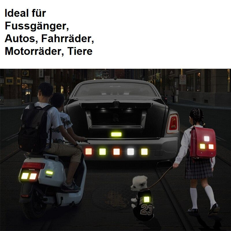 Elektroniktrade Reflektierende Aufkleber für die Verkehrssicherheit (Leucht Gelb) Elektroniktrade Switzerland