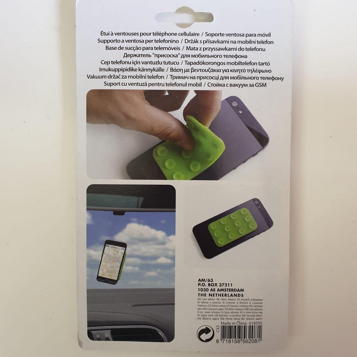Elektroniktrade Saugnapf Matte für Handy im 3er Set Elektroniktrade Switzerland