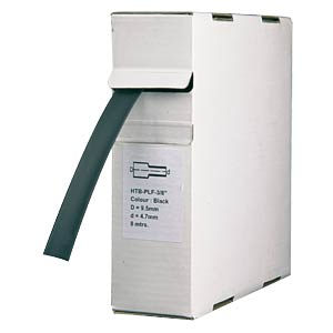Elektroniktrade Schrumpfschlauch-Box, 15m, schwarz, Ø3,2mm Elektroniktrade Switzerland