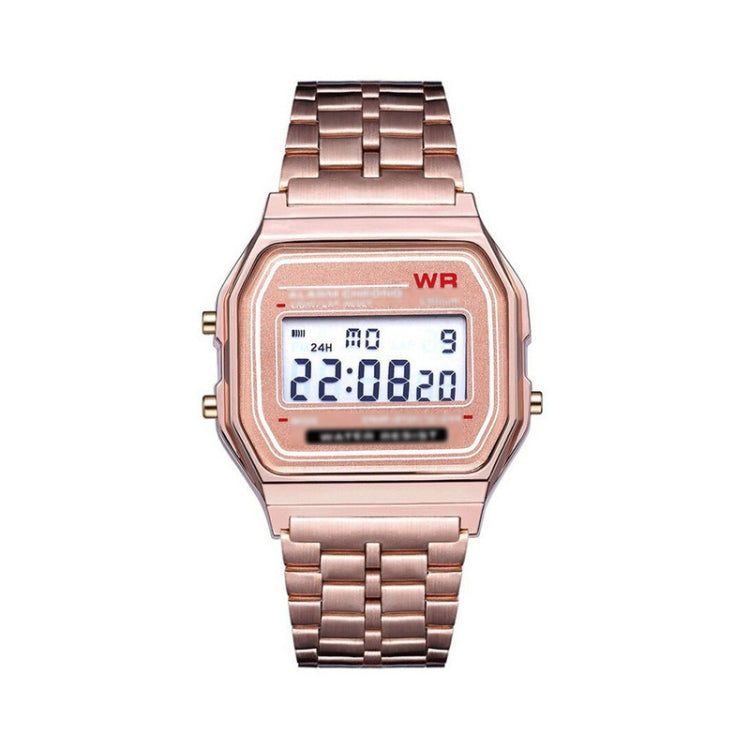 Elektroniktrade Sportuhr LED Digital Waterproof Quartz WristWatch (Rosegold) elektroniktrade Switzerland