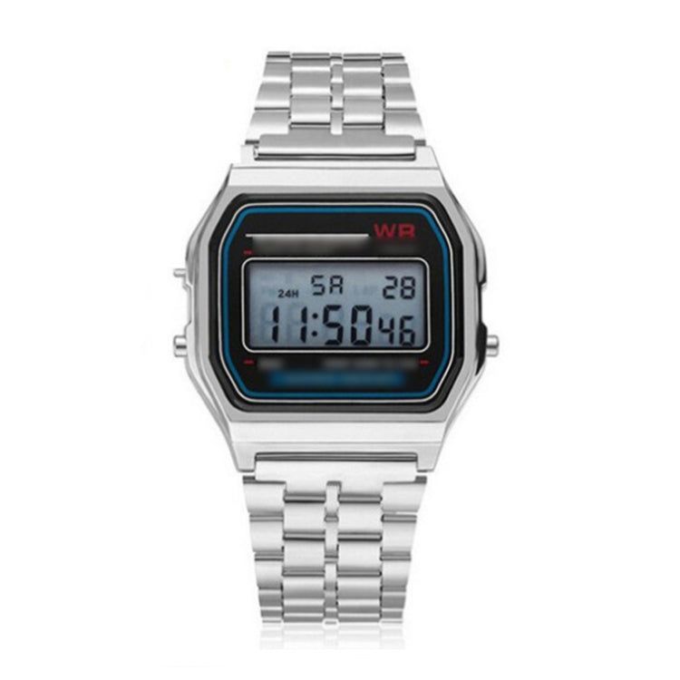 Elektroniktrade Sportuhr LED Digital Waterproof Quartz WristWatch (Silber) elektroniktrade Switzerland