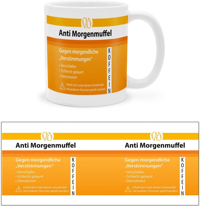 Elektroniktrade Tasse Anti Morgenmuffel Koffein elektroniktrade Switzerland