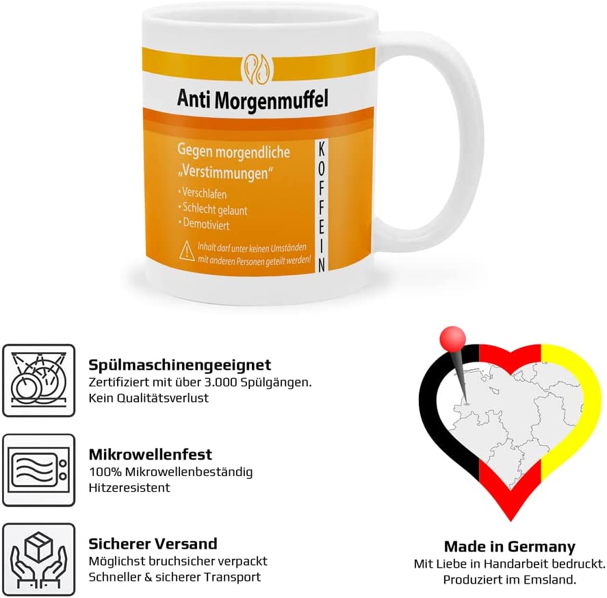 Elektroniktrade Tasse Anti Morgenmuffel Koffein elektroniktrade Switzerland