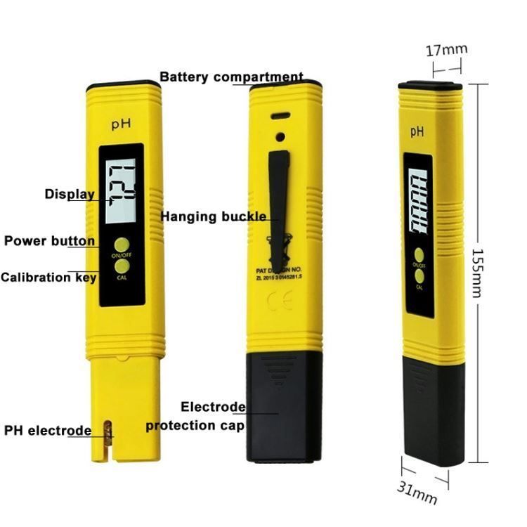 Elektroniktrade Tragbarer hochpräziser PH-Teststift PH-Säuremessgerät Elektroniktrade Switzerland