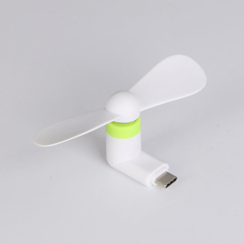 Elektroniktrade Tragbarer mini Ventilator mit MicroUSB Anschluss Elektroniktrade Switzerland
