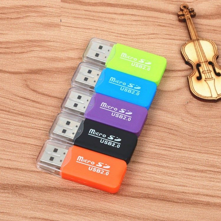 Elektroniktrade Tragbarer USB 2.0 Micro SD TF T-Flash-Kartenleseradapter, bis zu 480 Mbit / s, zufällige Farbübertragung elektroniktrade Switzerland