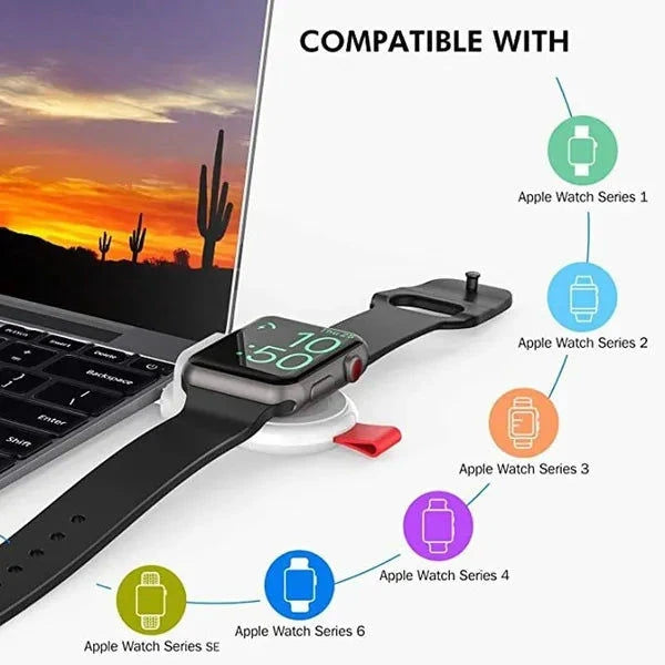 Elektroniktrade Tragbares kabelloses Magnet Ladegerät für Apple Watch Series 1/2/3/4/5/6/SE Elektroniktrade Switzerland