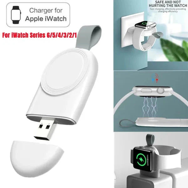 Elektroniktrade Tragbares kabelloses Magnet Ladegerät für Apple Watch Series 1/2/3/4/5/6/SE Elektroniktrade Switzerland