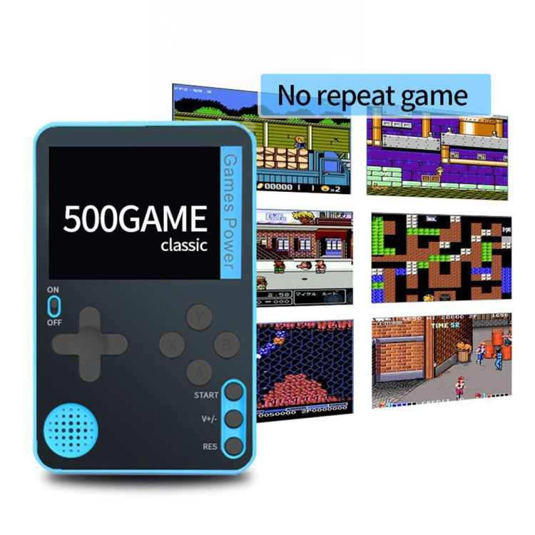 Elektroniktrade Ultradünner Handheld-Spielekonsole mit 2,4-Zoll-Bildschirm und 500 Retro-Spielen Elektroniktrade Switzerland