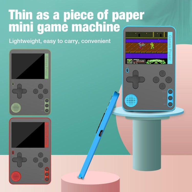 Elektroniktrade Ultradünner Handheld-Spielekonsole mit 2,4-Zoll-Bildschirm und 500 Retro-Spielen Elektroniktrade Switzerland