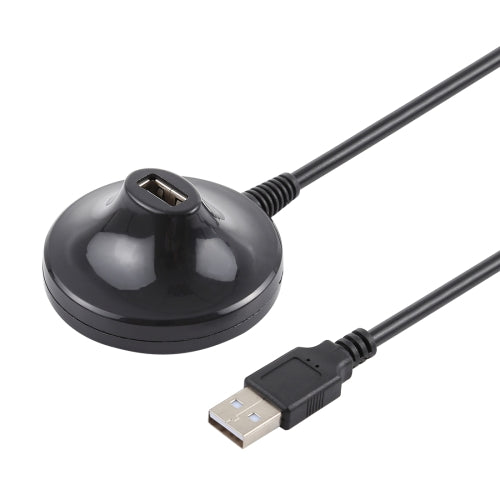 Elektroniktrade USB 2.0 AM zu AF-Verlängerungskabel mit Sockel, Länge: 1,5 m (schwarz) Elektroniktrade Switzerland
